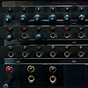 <p style='text-align: left; margin-bottom: -10px;'>One of the two modified MFOS 10 step sequencers. The controls on the bottom right set portamento, step length and run/loop mode. </p><br>Photo by Seze Devres